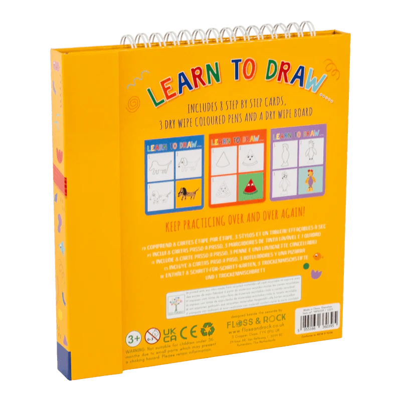 Floss & Rock - Learn to Draw - Pets - 3yrs+ - Timeless Toys