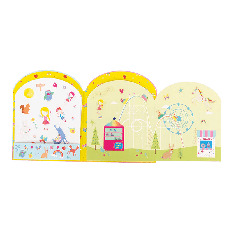Floss & Rock Stick & Play Rainbow Fairy (reusable sticker stories set) 3yrs+ - Timeless Toys
