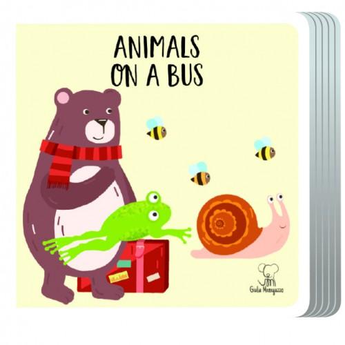 Animals on a Bus - Giant Floor Puzzle + Book - Timeless Toys