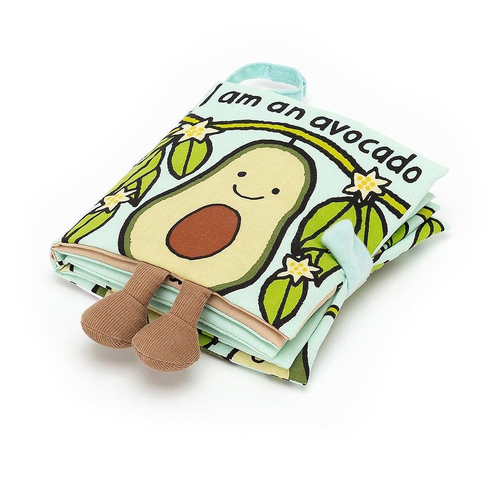Avocado Fabric Book by Jellycat - Timeless Toys