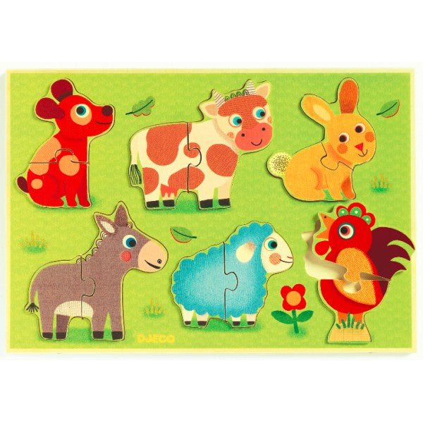 Coucou-cow Wooden Puzzle - Timeless Toys