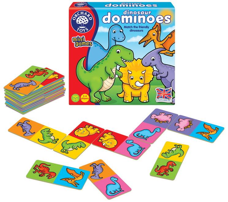 Dinosaur Dominoes Mini Game - Timeless Toys
