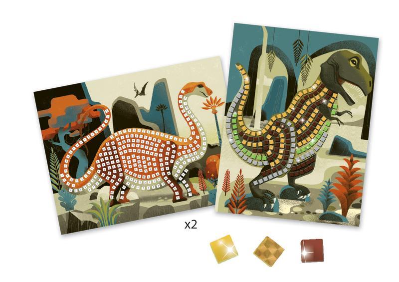 Dinosaur Mosaics by Djeco - Timeless Toys