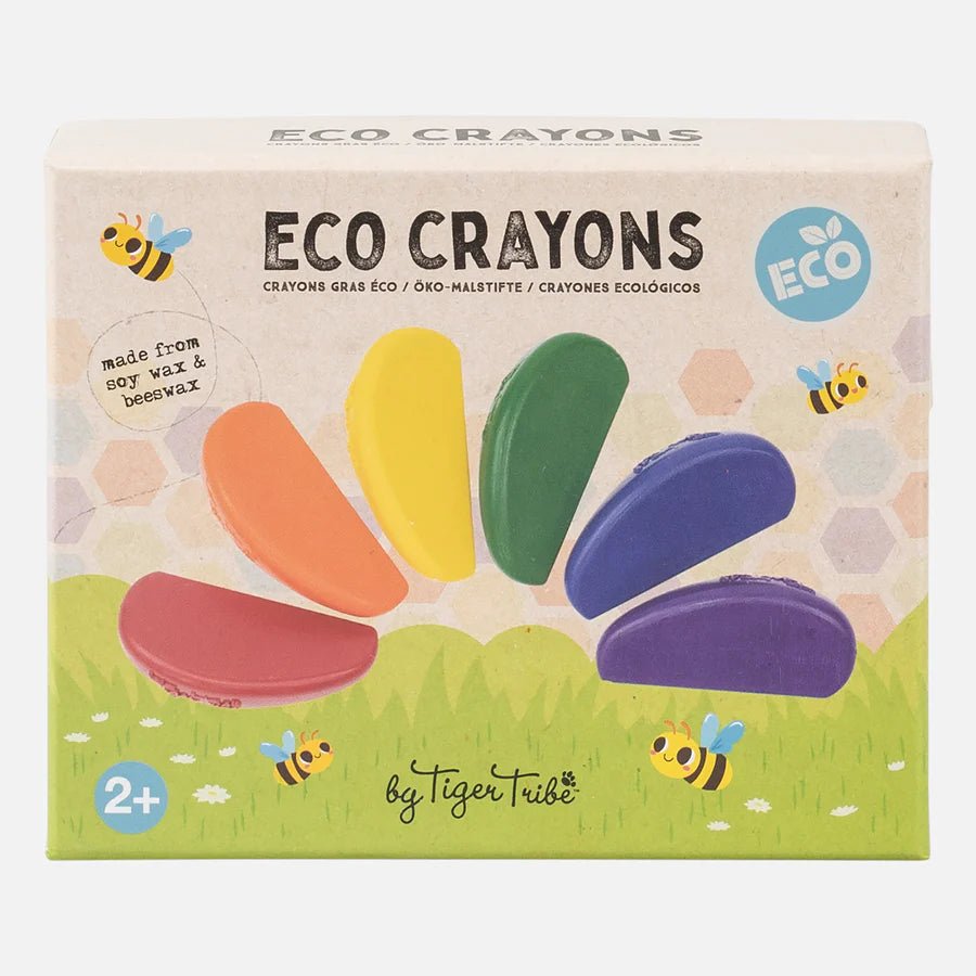 Eco crayons by Tiger Tribe - 2yrs+ - Timeless Toys