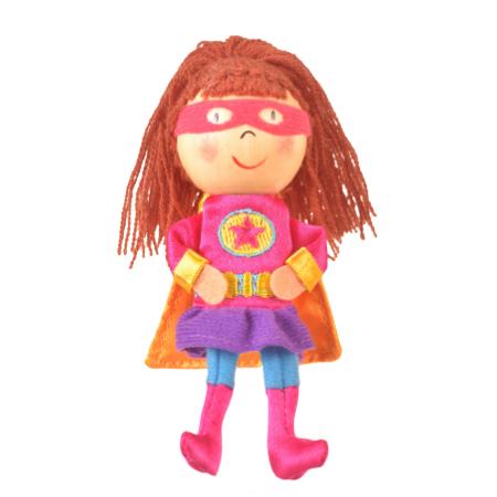 Girl Hero Finger Puppet - Timeless Toys