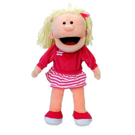 Girl Moving Mouth Hand Puppet - Timeless Toys