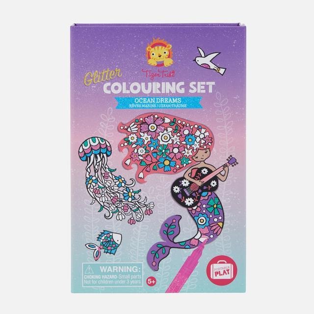 Glitter Colouring Set - Ocean Dreams - Timeless Toys