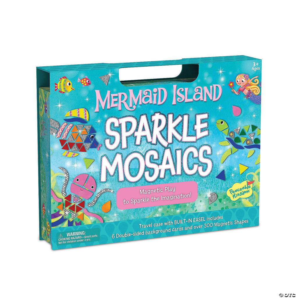 Mermaid Island Sparkle Mosaics - Peaceable Kingdom - Timeless Toys