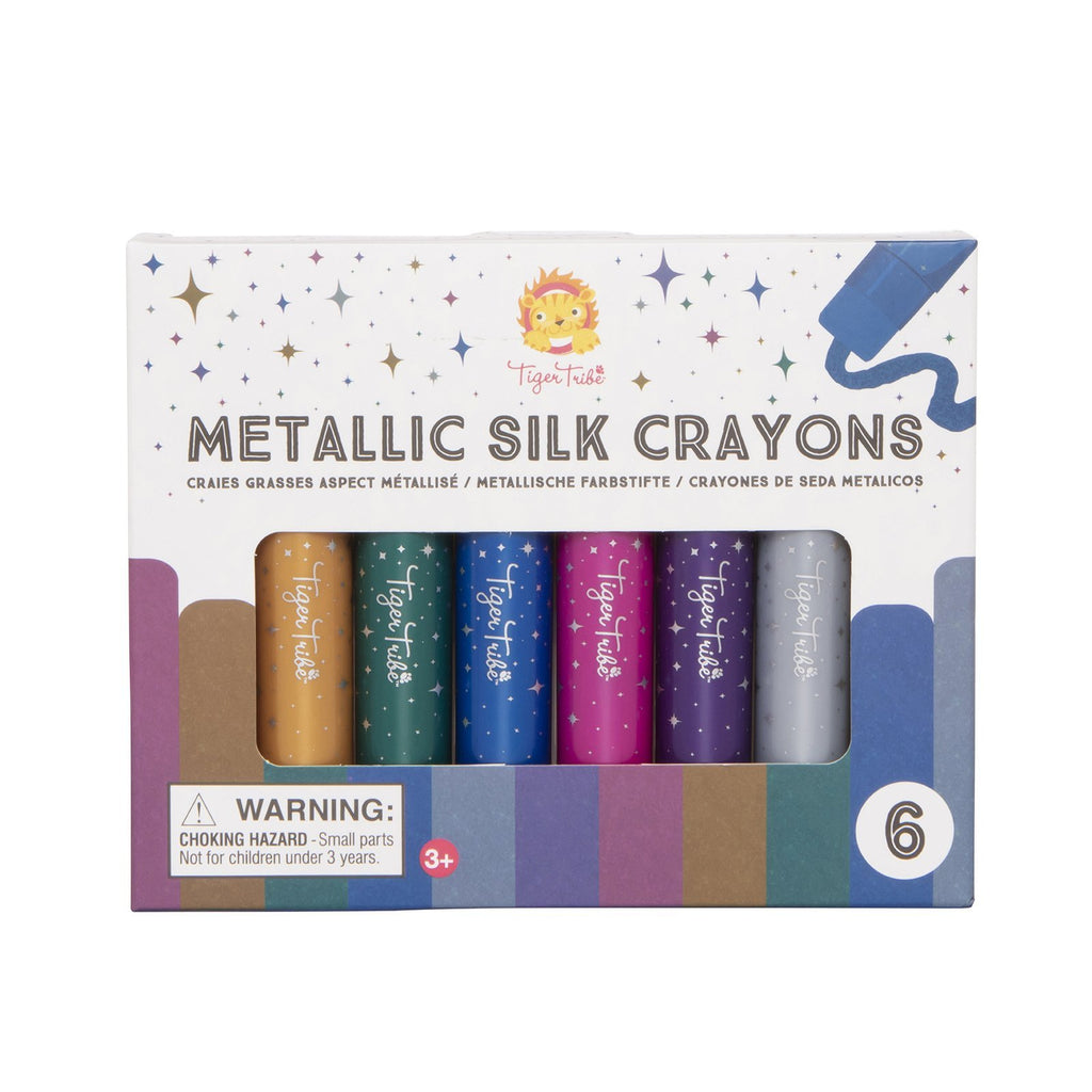 Metallic Silk Crayons - Timeless Toys