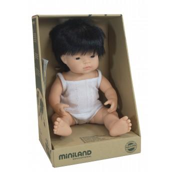 Miniland Asian Boy Doll - 38cm - Timeless Toys