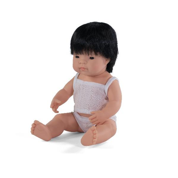 Miniland Asian Boy Doll - 38cm - Timeless Toys