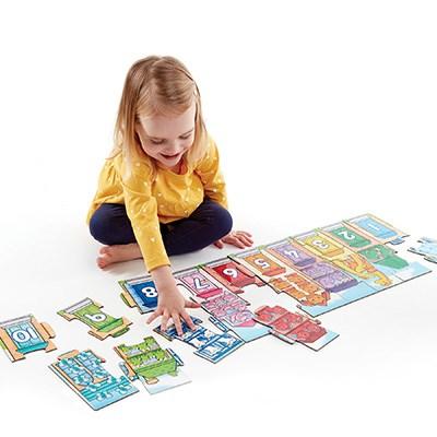 Number Street Puzzle and Poster - Timeless Toys