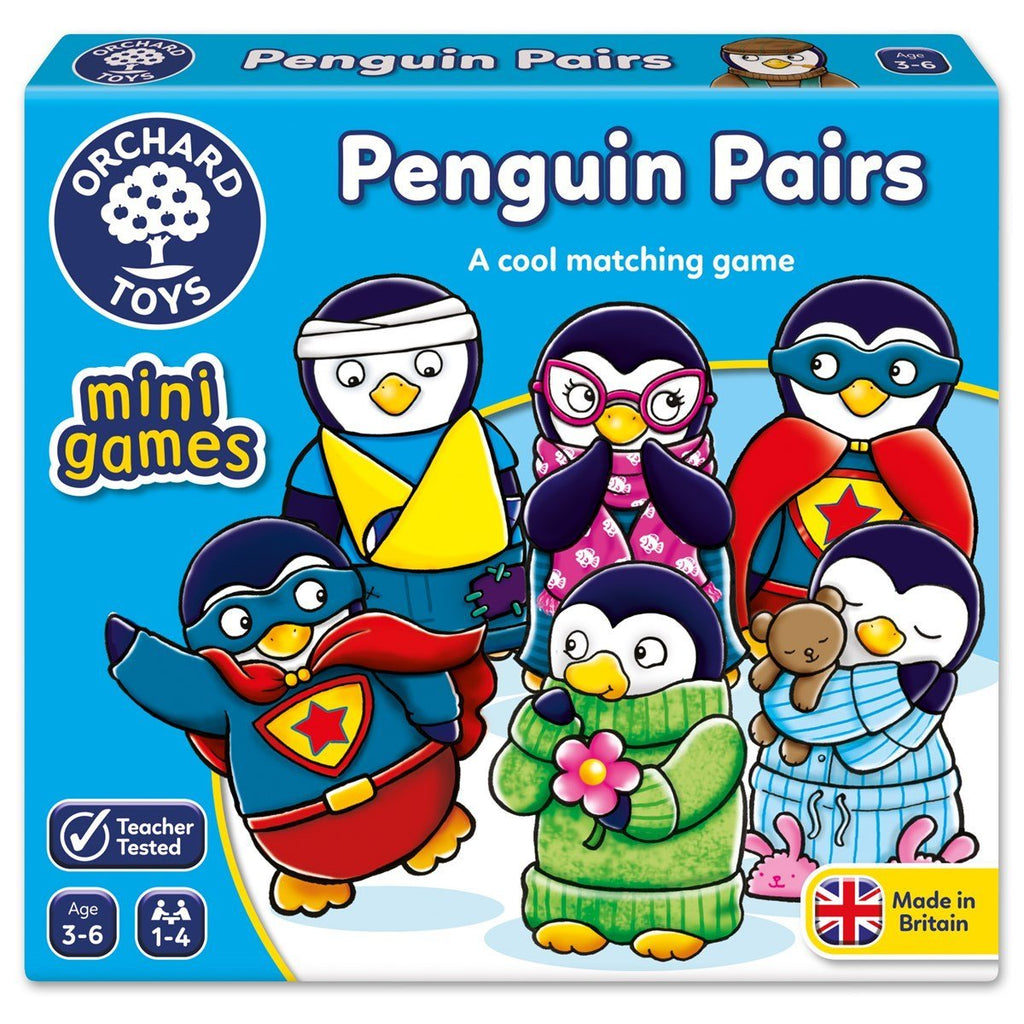 Penguin Pairs Mini Game - Timeless Toys