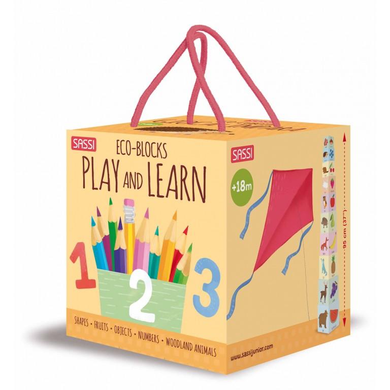 Play and Learn Eco Blocks and Book Set - Timeless Toys