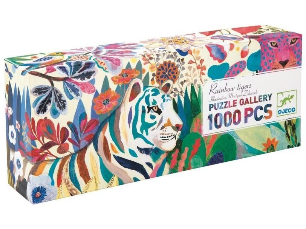 Rainbow Tigers Puzzle - 1000pcs - Timeless Toys