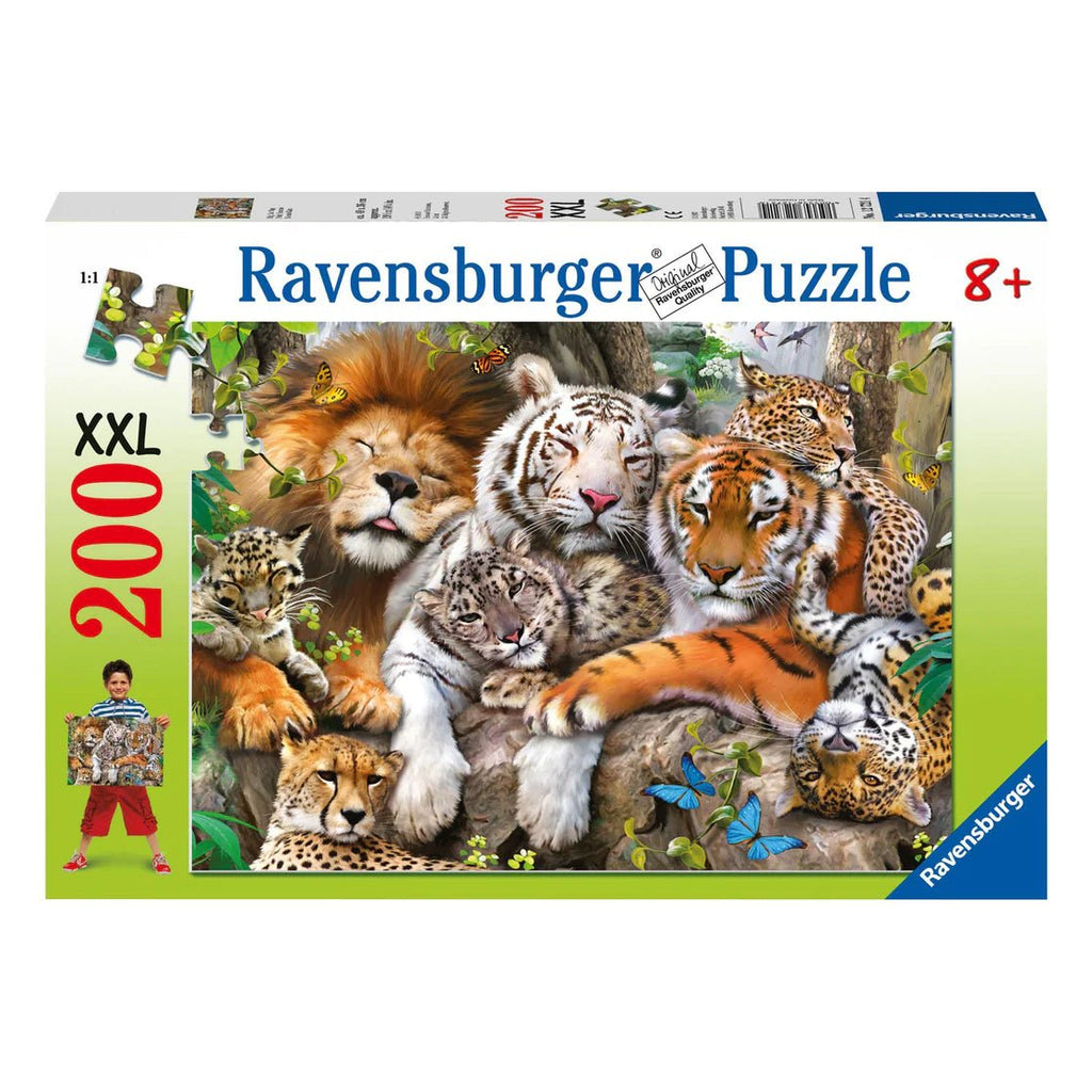 Ravensburger - Big Cat Nap - 200pc XXL puzzle - Timeless Toys