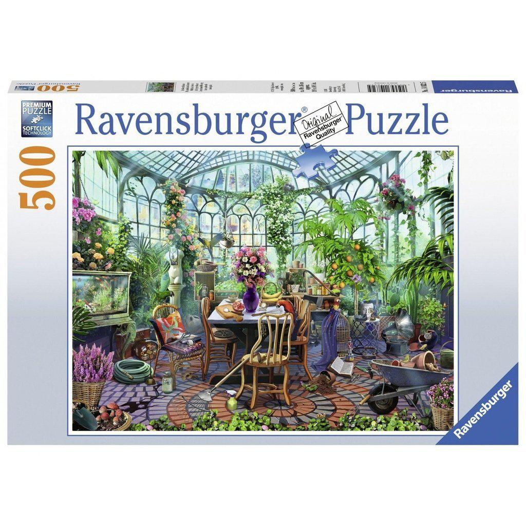 Ravensburger - Greenhouse Mornings - 500pc puzzle - Timeless Toys