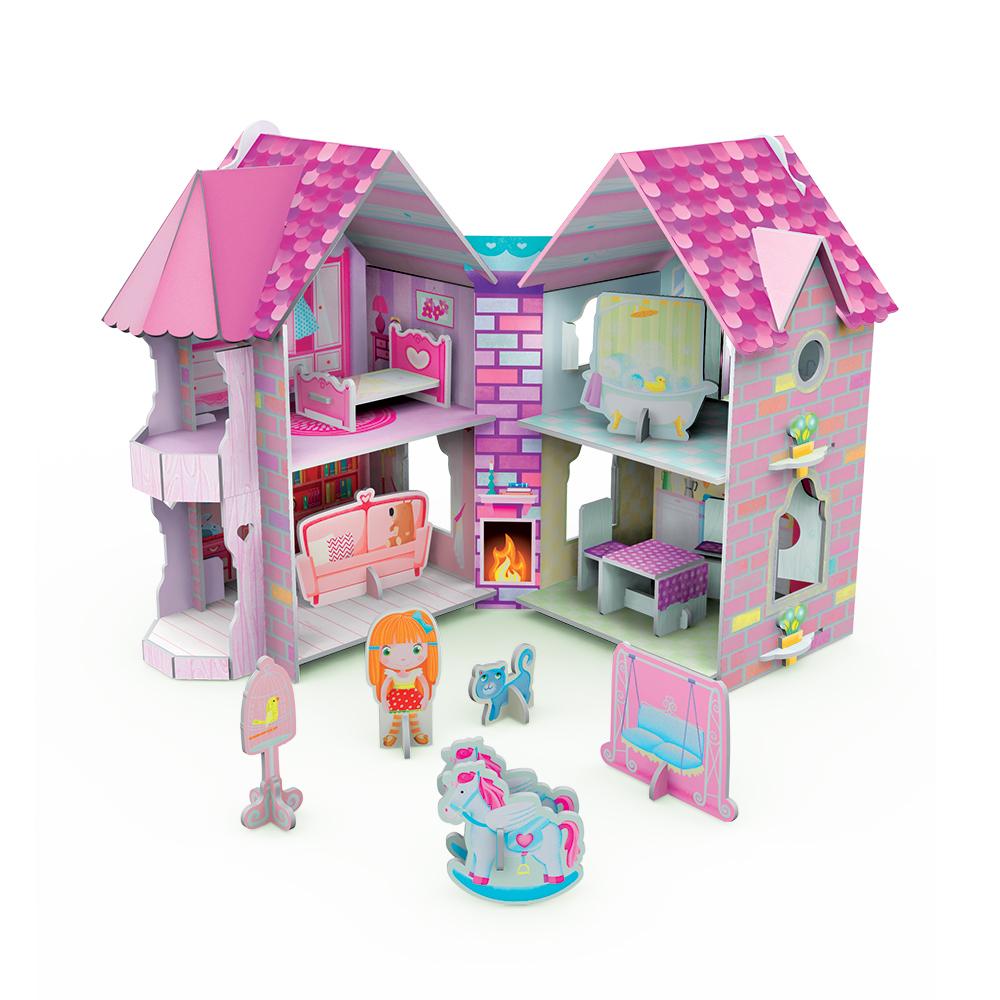 Sassi - 3D Doll's House and Book - Timeless Toys