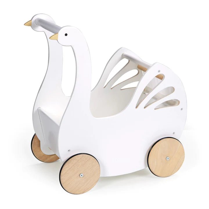 Sweet Swan Pram by Tender Leaf Toys - Timeless Toys