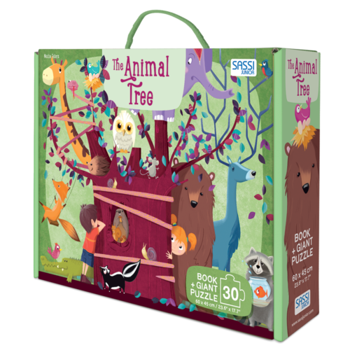 The Animal Tree Puzzle + Book - Timeless Toys