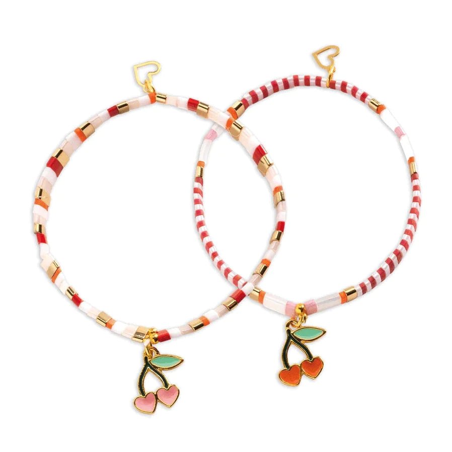 Tila and Cherries you & me Bracelets by Djeco - 8yrs+ - Timeless Toys