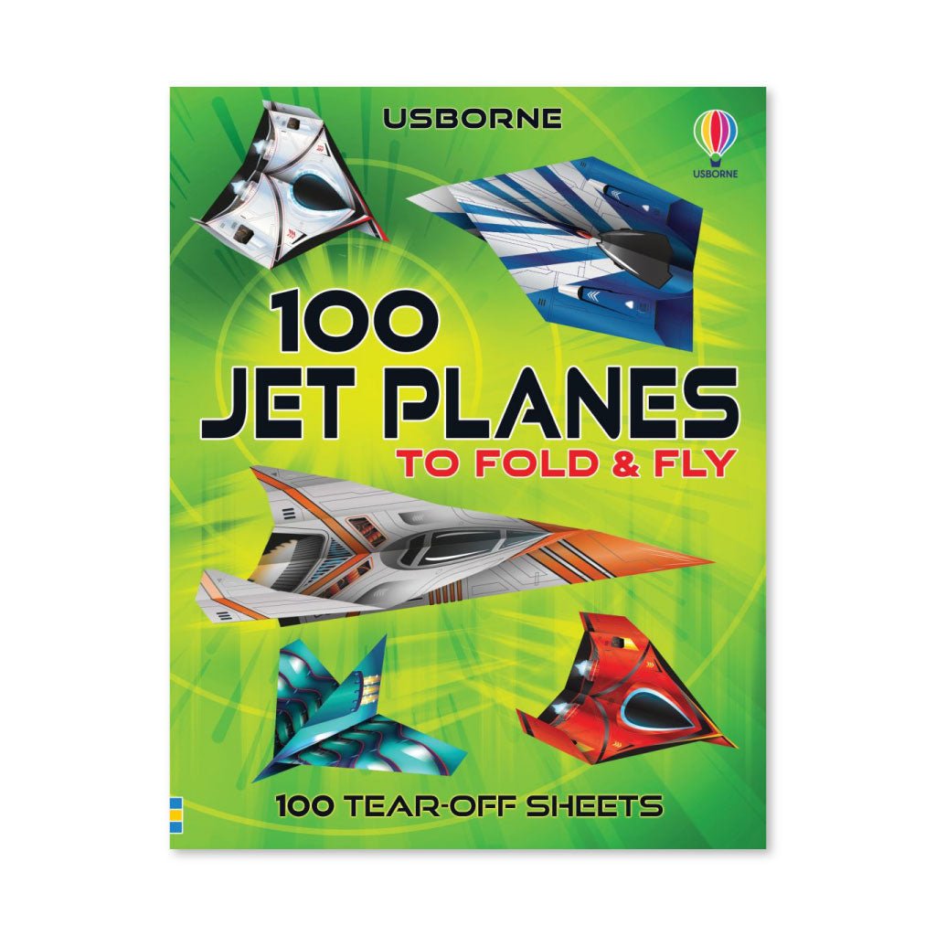 Usborne - 100 Jet Planes to Fold and Fly - Timeless Toys