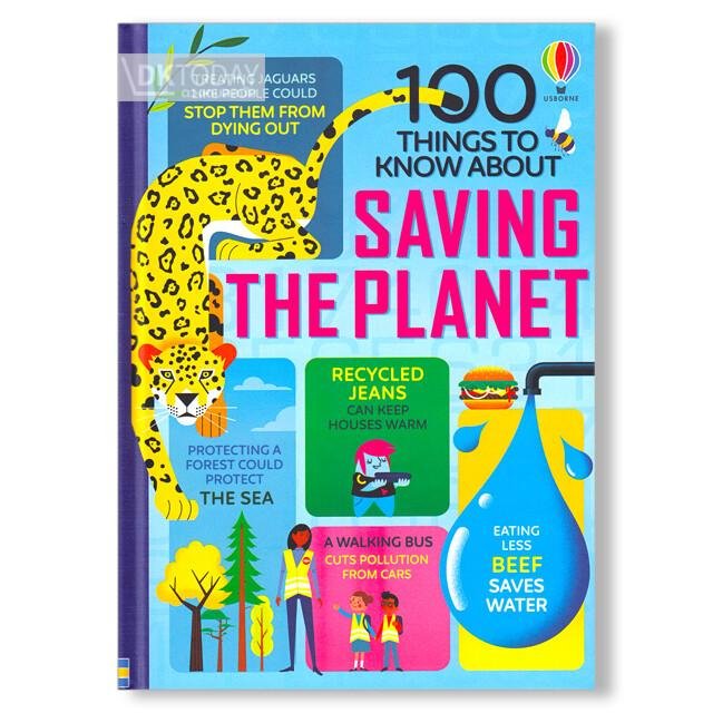 Usborne: 100 Things to Know about Saving the Planet - 8yrs+ - Timeless Toys
