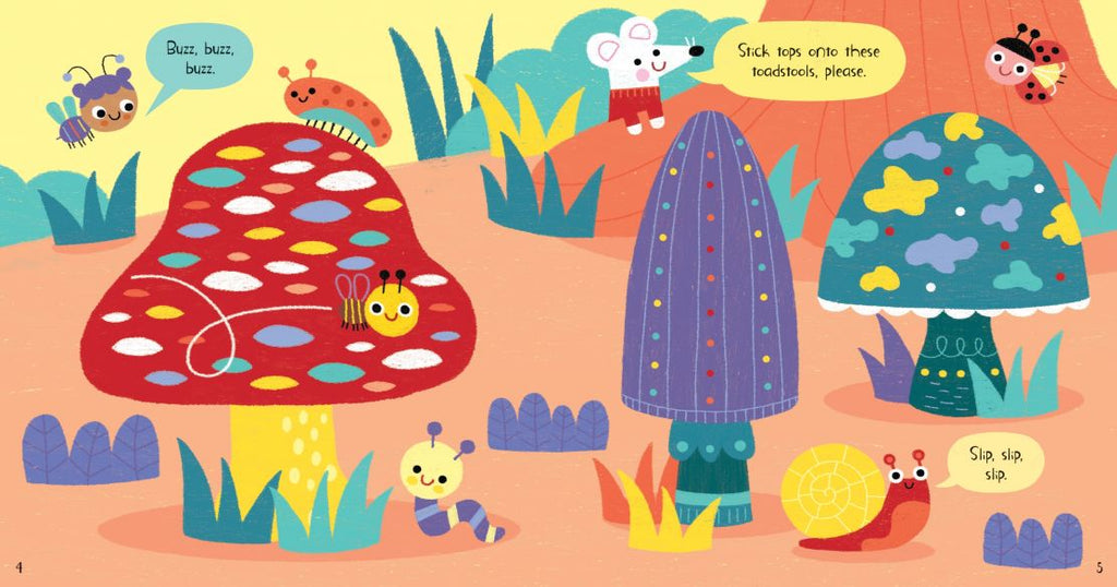 Usborne: Little Children's Nature Sticker Book - 3yrs+ - Timeless Toys