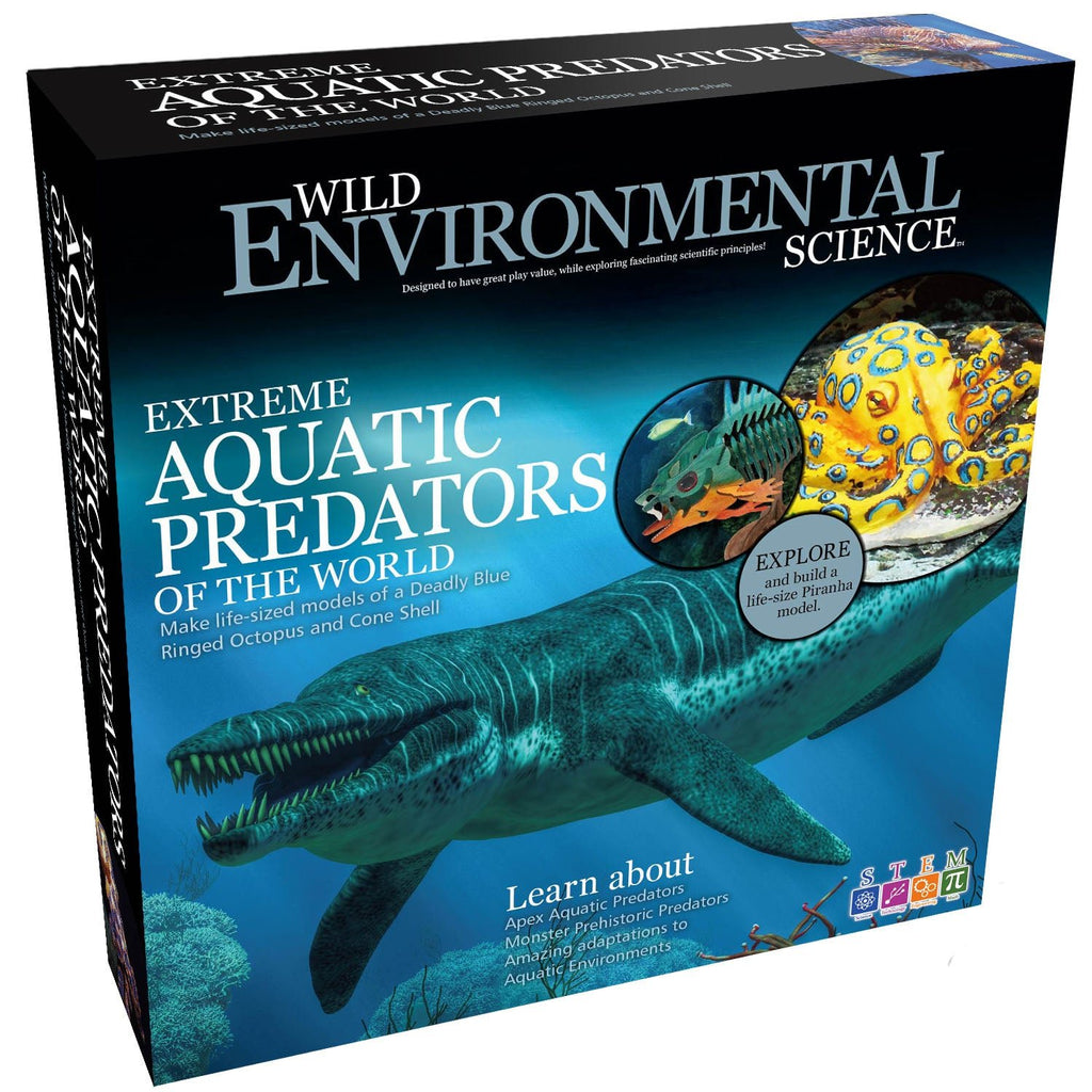 Wild Environmental Science - Extreme Aquatic Predators of the World science kit - Timeless Toys