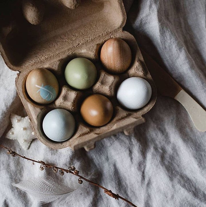 Wooden Eggs by Tender Leaf Toys