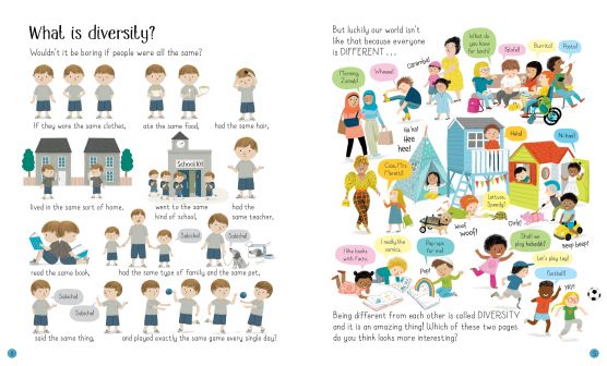Usborne: All about diversity - 4yrs+