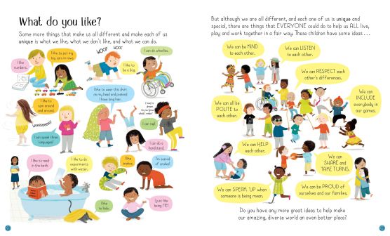Usborne: All about diversity - 4yrs+