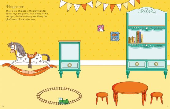 Usborne: Dolls House First Sticker Book - 3yrs+