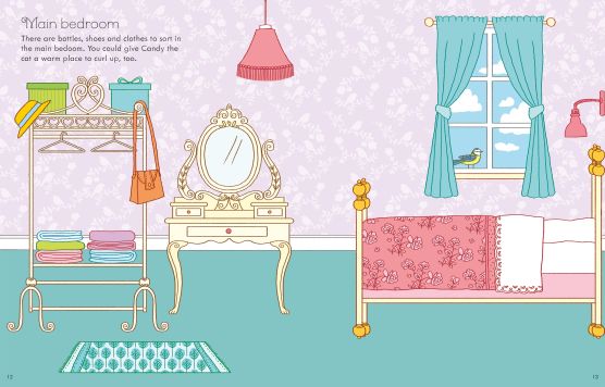 Usborne: Dolls House First Sticker Book - 3yrs+