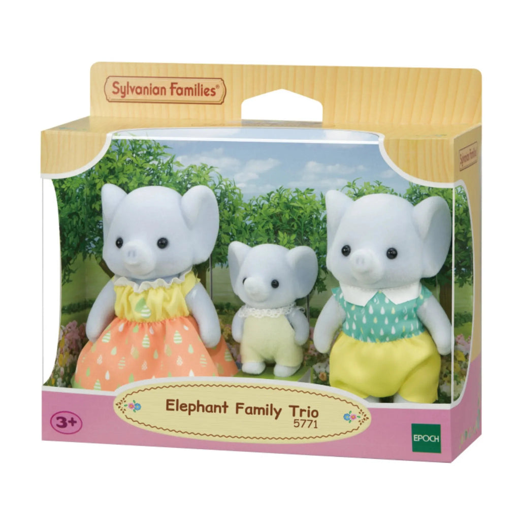 Sylvanian Families: Elephant Family Trio