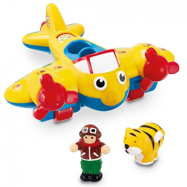 Johnny's Jungle Plane - Push & Go by WOW Toys (1 - 5yrs)