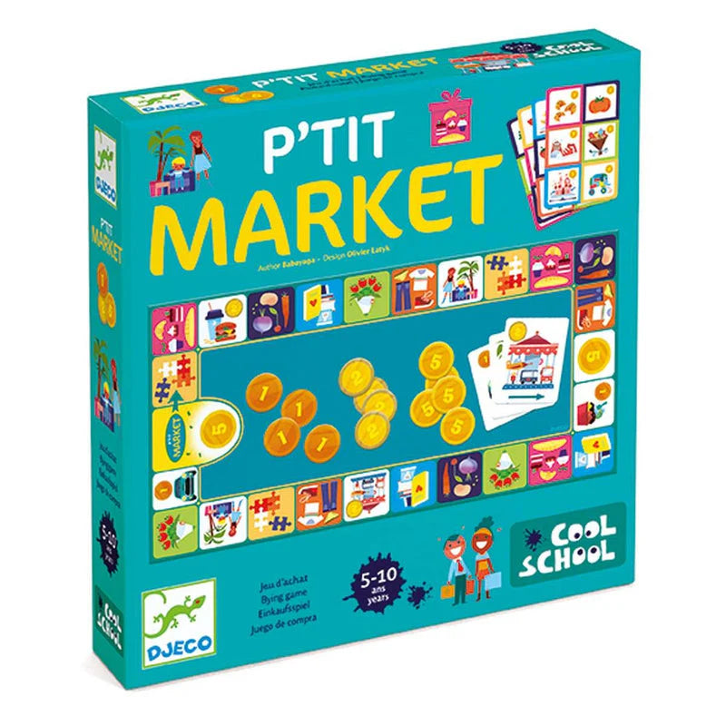 Djeco - P'tit Market - Shopping themed board game - 5yrs+
