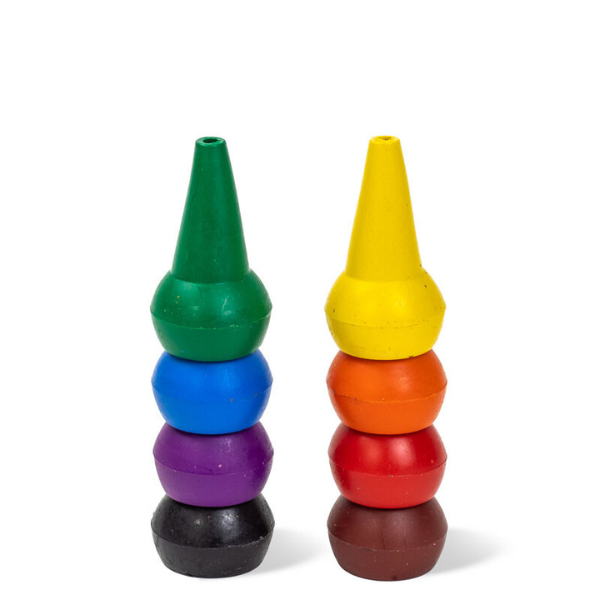 Stackable Crayons - Retro Rainbow by Tiger Tribe