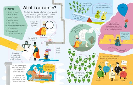 Usborne: See inside Atoms and Molecules - 7yrs+