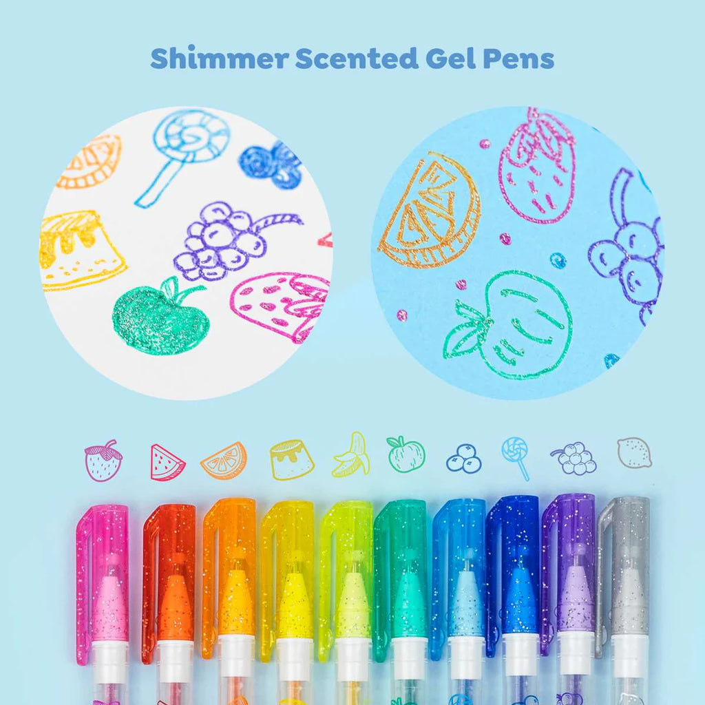 Shimmer Scented Gel Pens by Tiger Tribe - 4yrs+