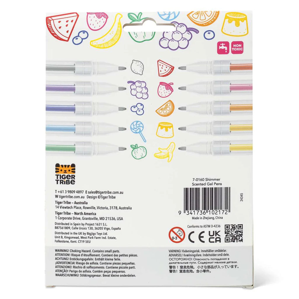 Shimmer Scented Gel Pens by Tiger Tribe - 4yrs+