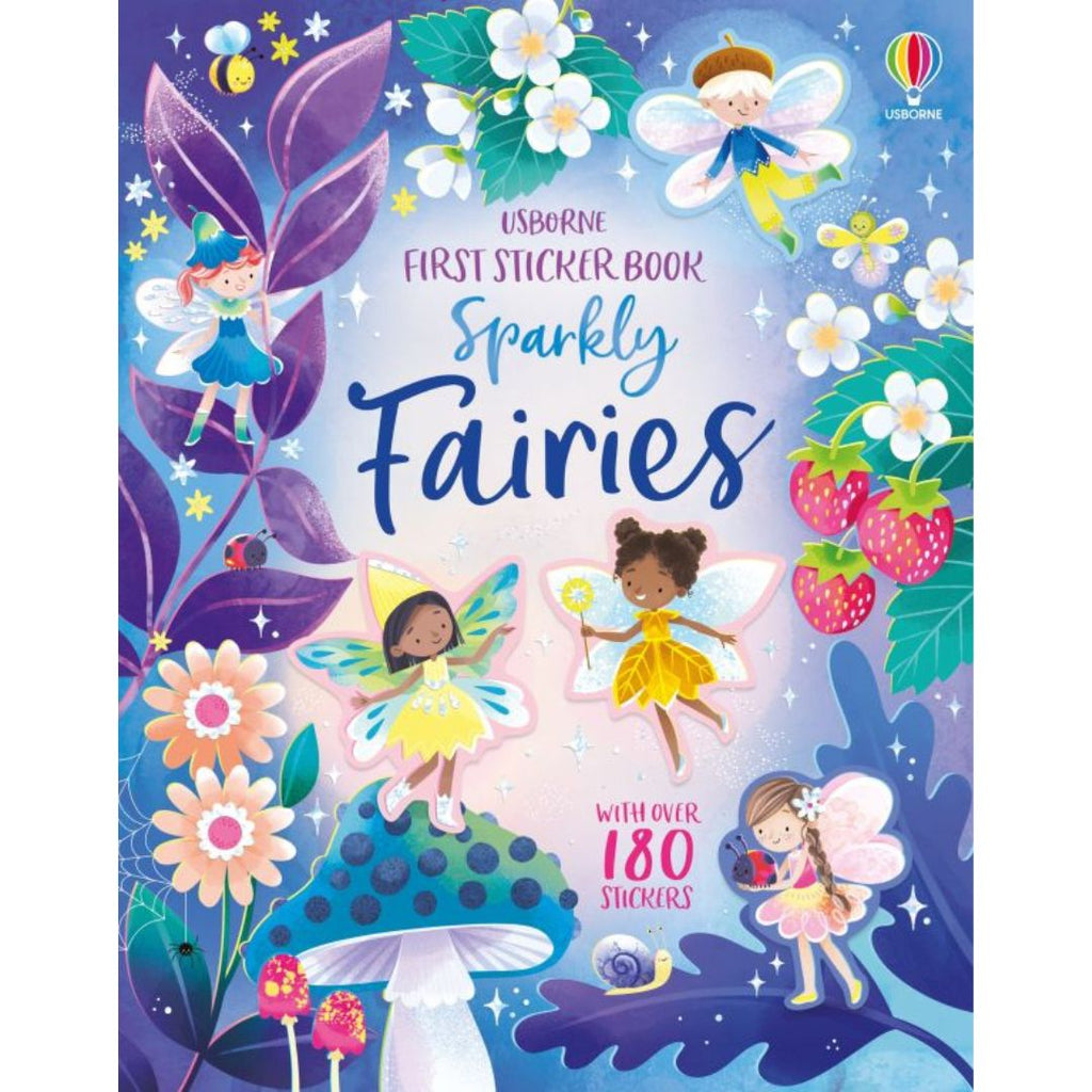 Usborne: Sparkly Fairies first sticker book - 3yrs+