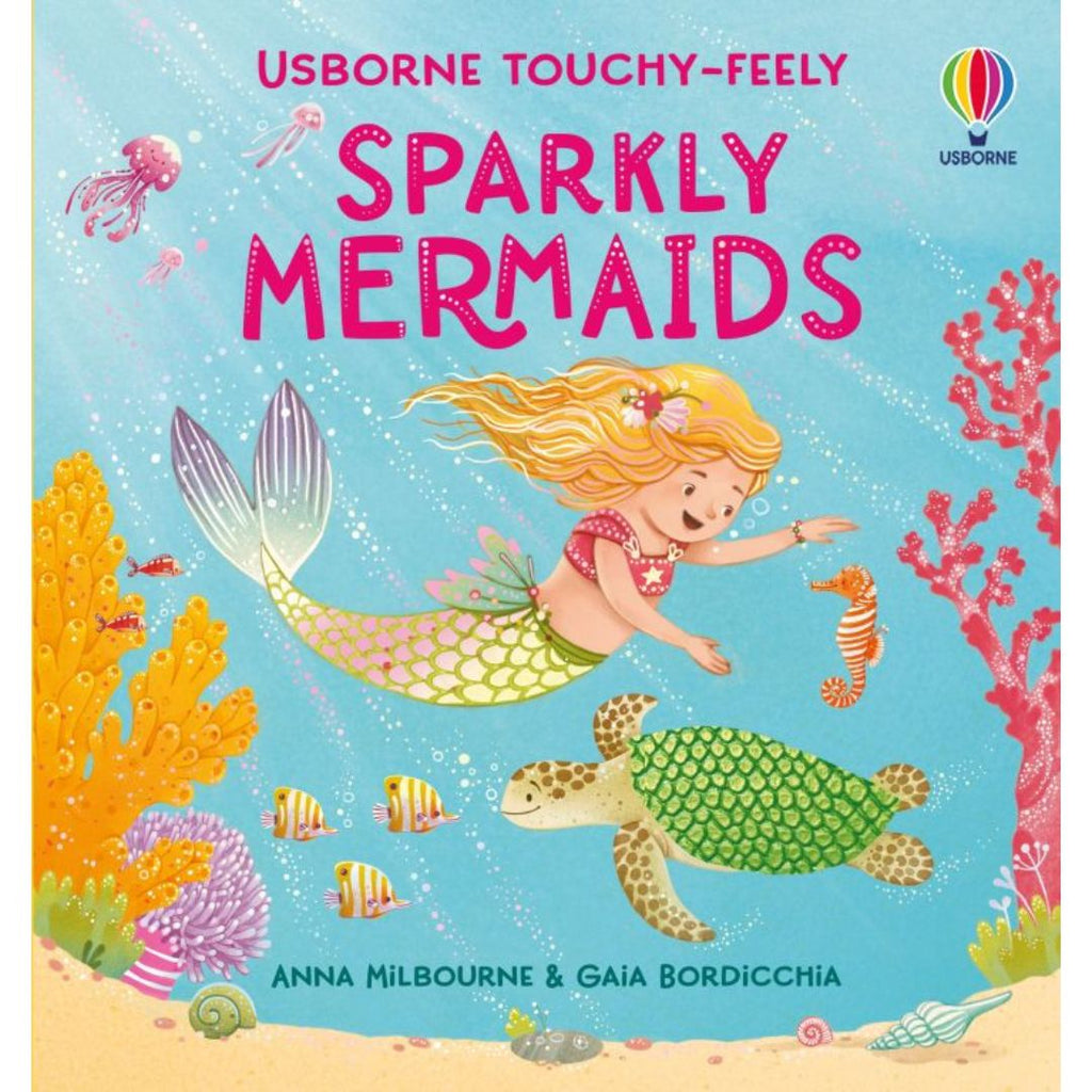 Usborne: Touchy-feely Sparkly Mermaids Sensory Book - 1yr+