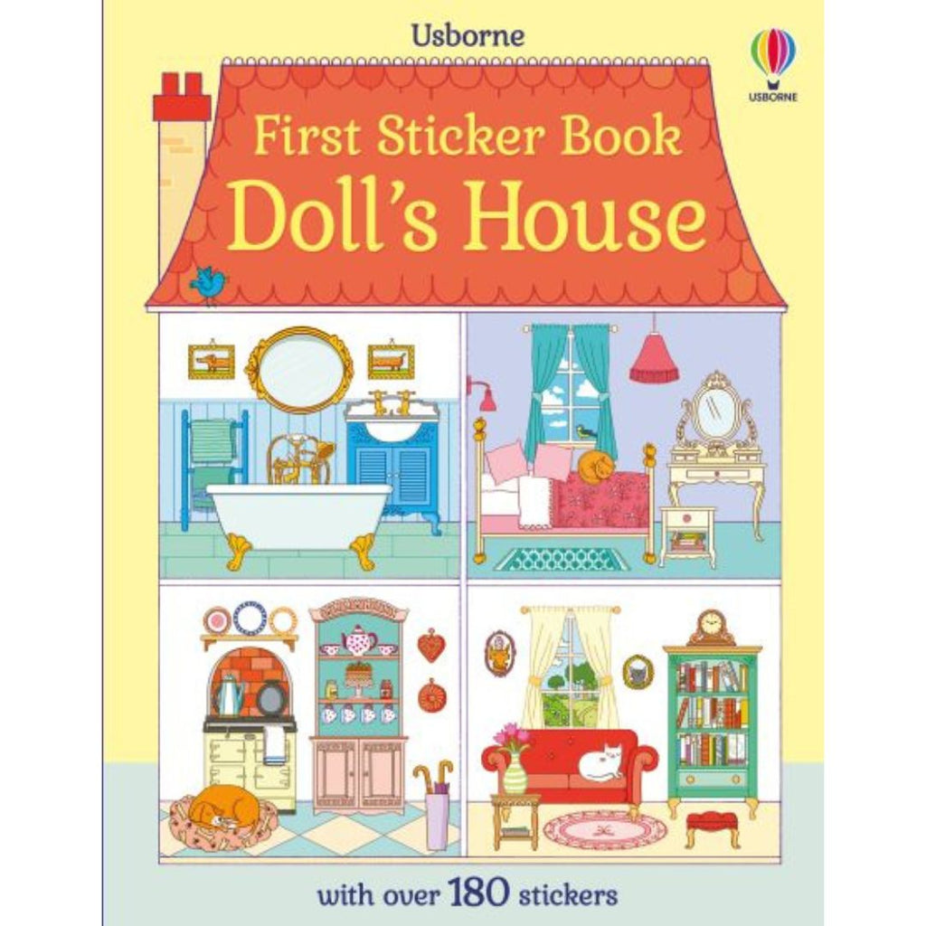 Usborne: Dolls House First Sticker Book - 3yrs+