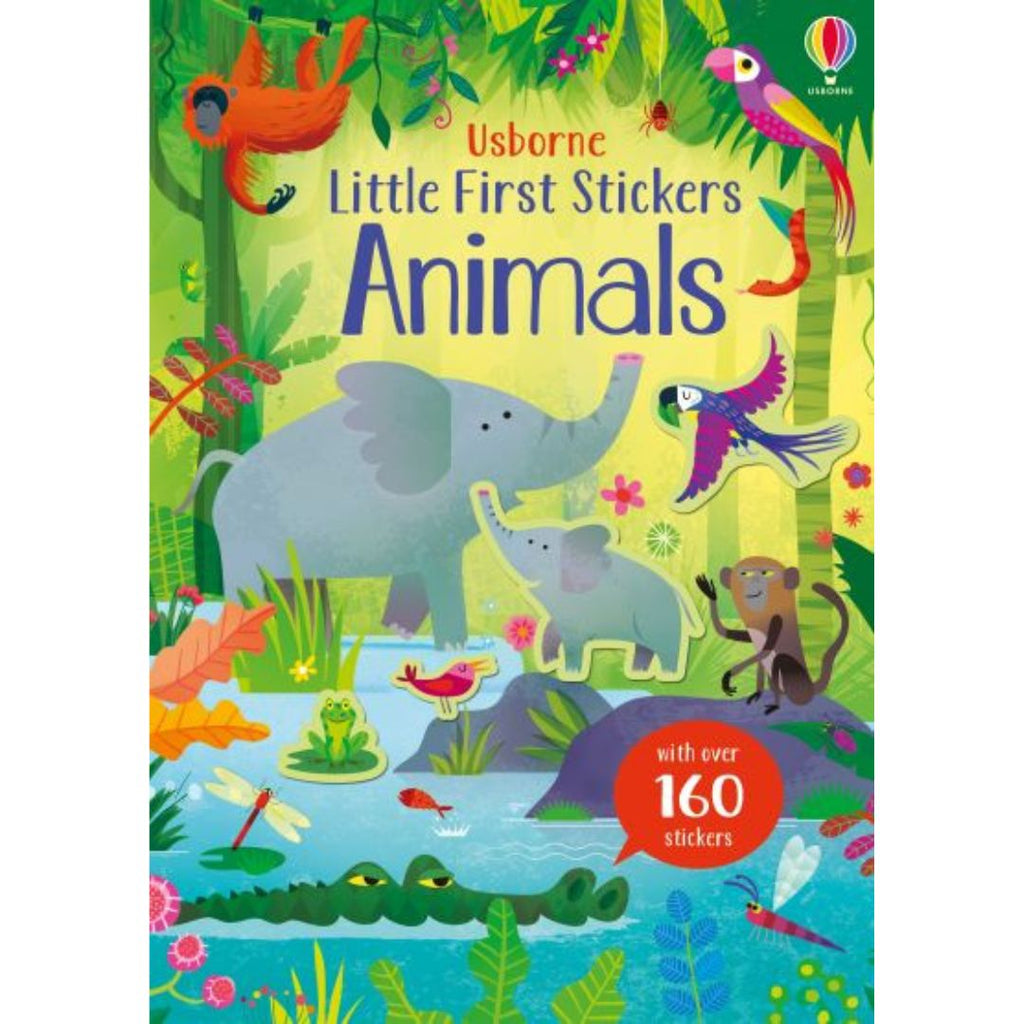 Usborne: Little first stickers animals - 3yrs+