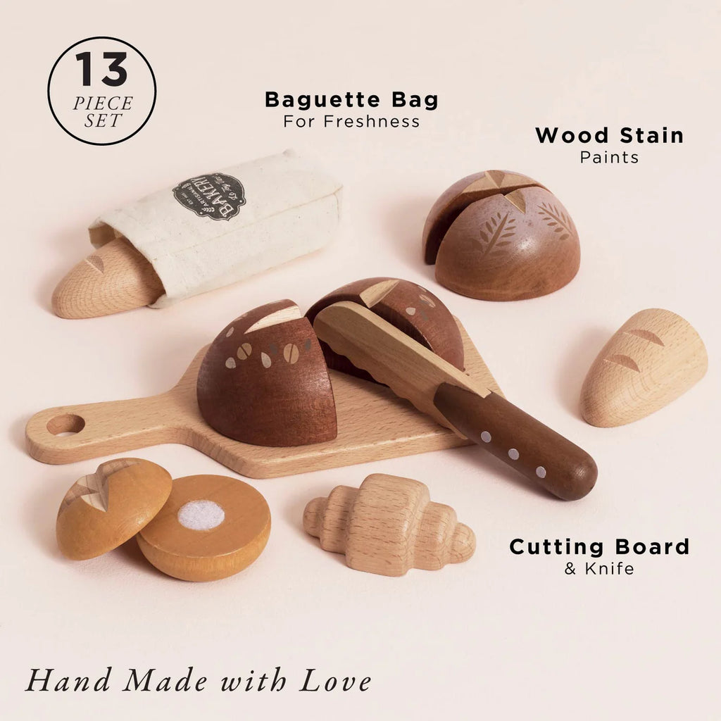 Le Toy Van - Wooden Artisan Bread & Knife Set