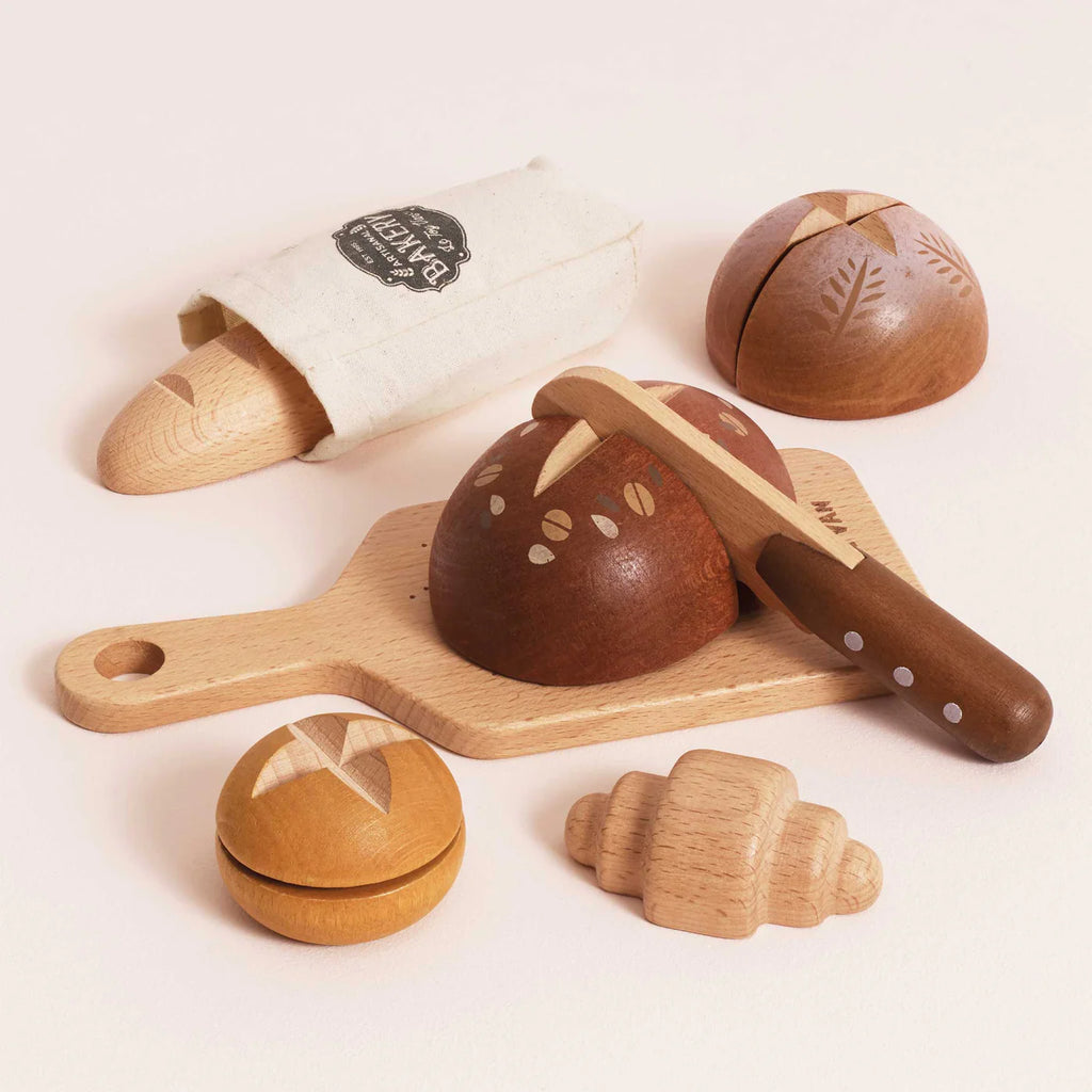 Le Toy Van - Wooden Artisan Bread & Knife Set