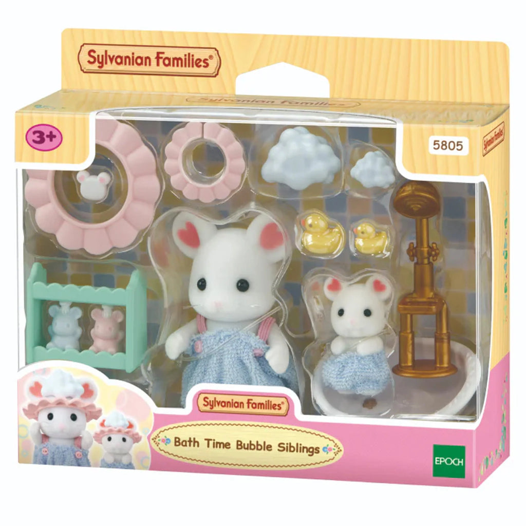 Sylvanian Families: Bath Time Bubble Siblings