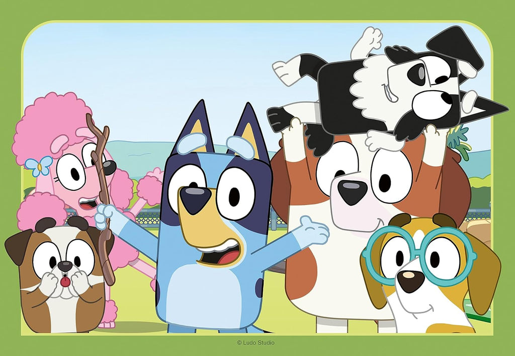 Ravensburger Fun with Bluey - 2 x 12pc Puzzles - 3yrs+