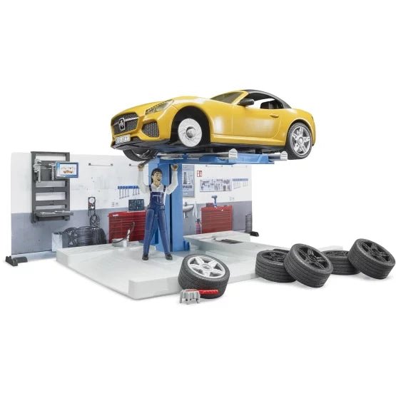 Bruder Bworld Car Service playset - Timeless Toys